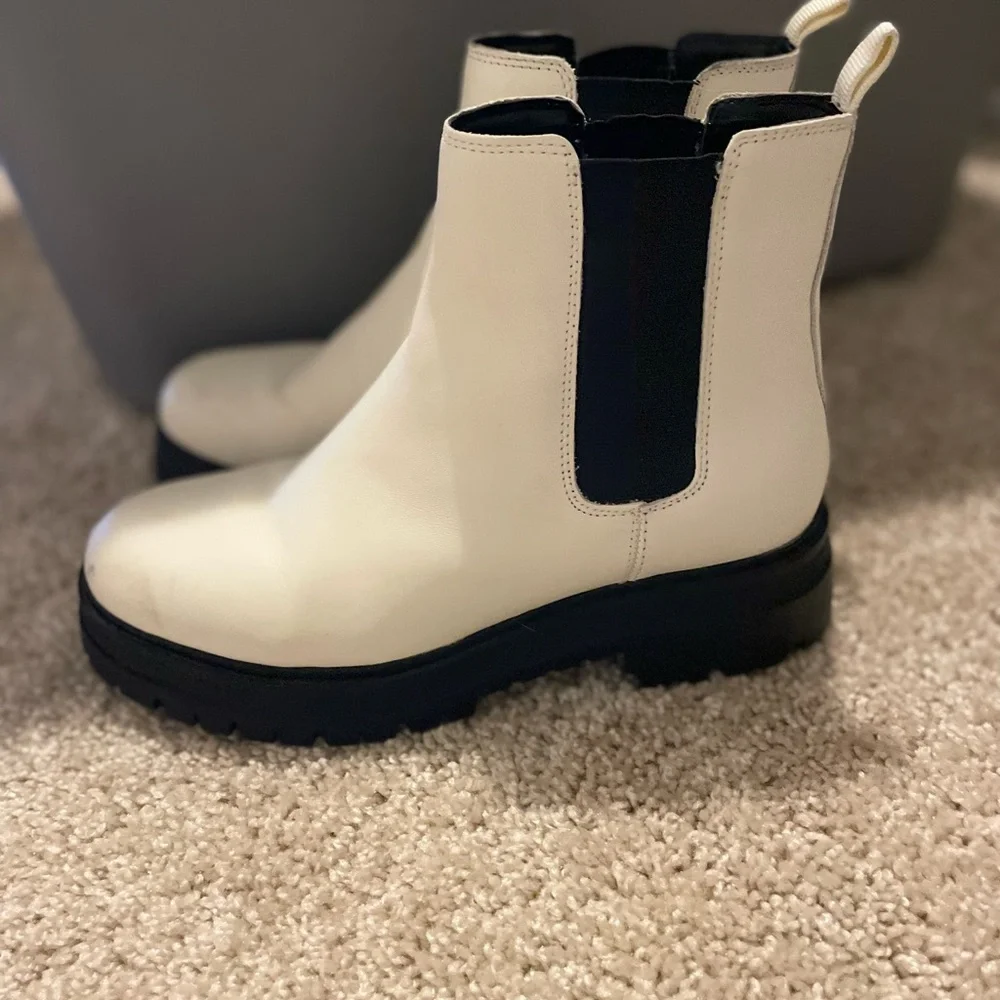 Mark Fisher Pirro Chelsea Lug Sole Chunky  Boots Womens Size 7.5